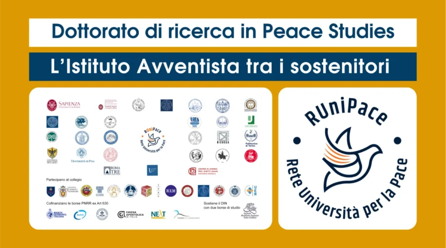 L'Istituto Avventista "Villa Aurora" partecipa al Dottorato di Ricerca in Peace Studies