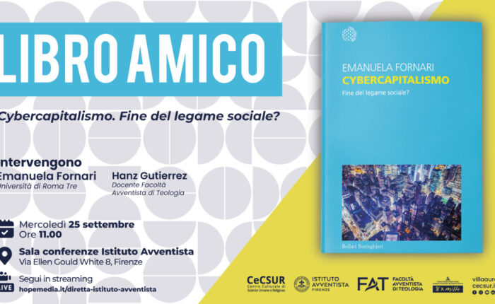 "Libro Amico" presenta: "Cybercapitalismo. Fine del legame sociale?"