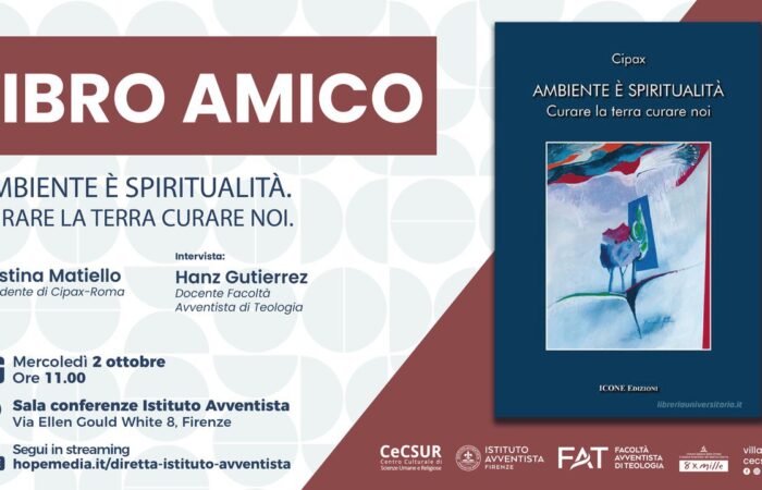 "Libro amico": "Ambiente è spiritualità. Curare la terra curare noi"