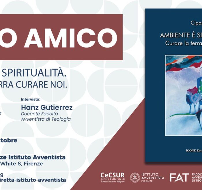 "Libro amico": "Ambiente è spiritualità. Curare la terra curare noi"